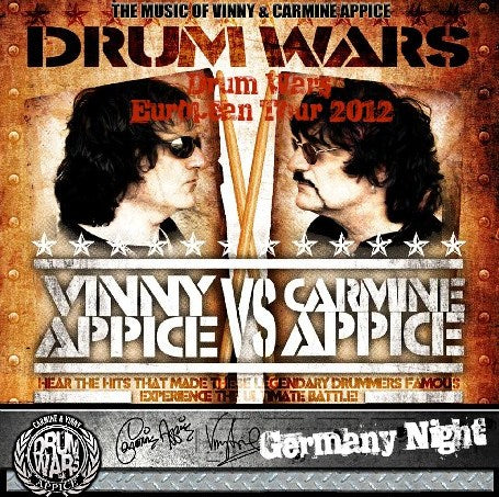 Carmine & Vinnie Appice 2012 European Tour October 11, 2012 Drum Wars, Germany