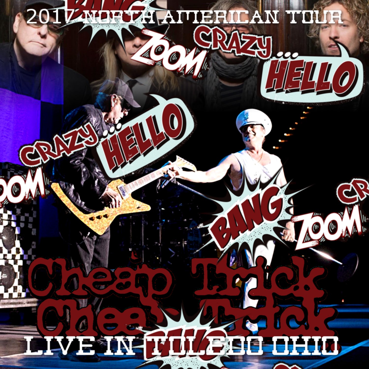 Cheap Trick 2017 U.S. Tour March 25 Ohio