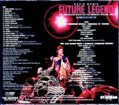 David Bowie David Bowie/Legend of the Future 1980 Floor Show on the Midnight Special 1973