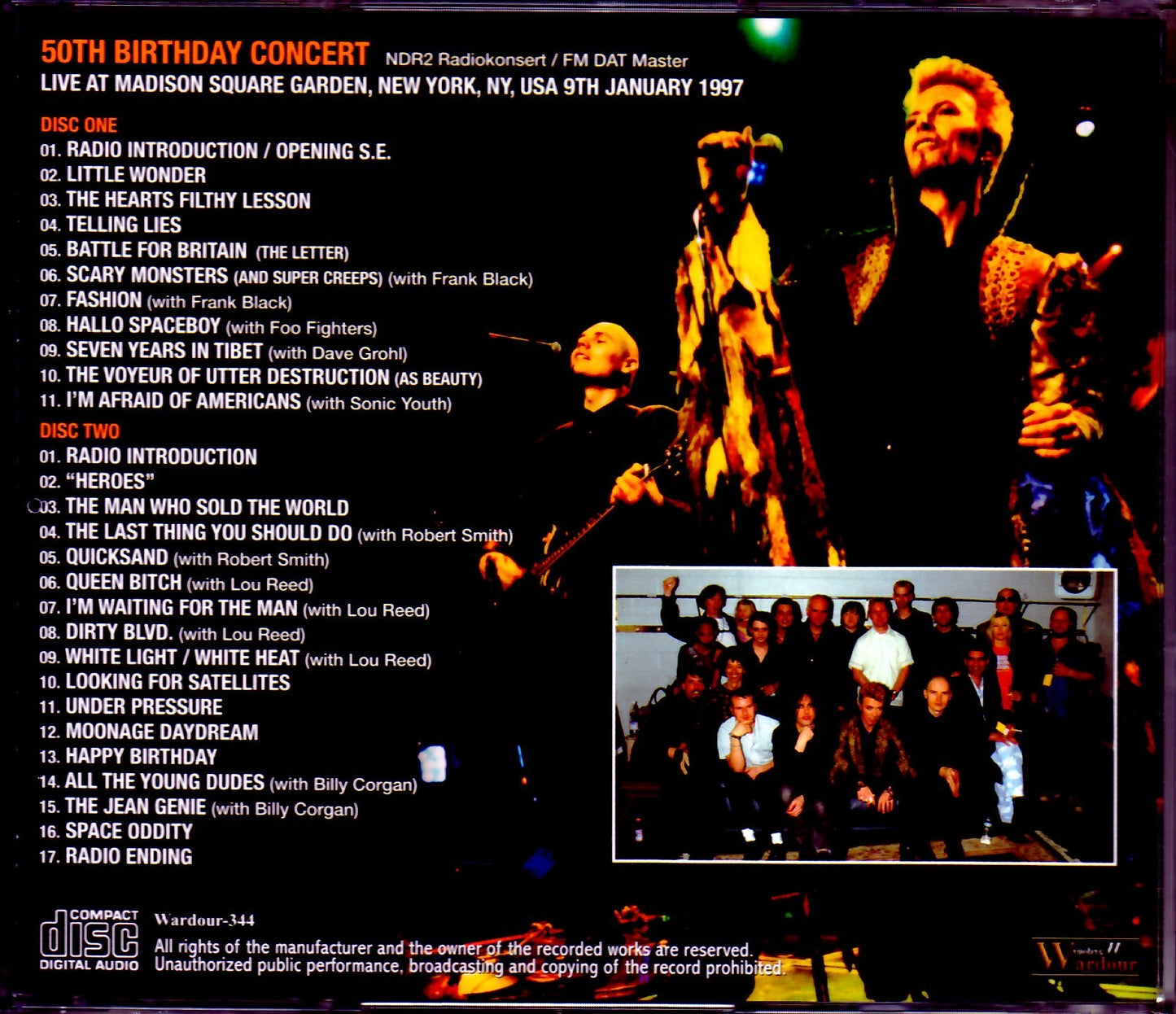 David Bowie David Bowie/NY,USA 1997 German FM Broadcast