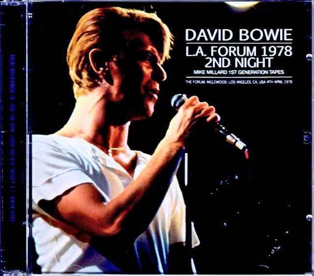 David Bowie David Bowie/CA,USA 4.4.1978 Complete Mike Millard 1st Generation Tapes Upgrade