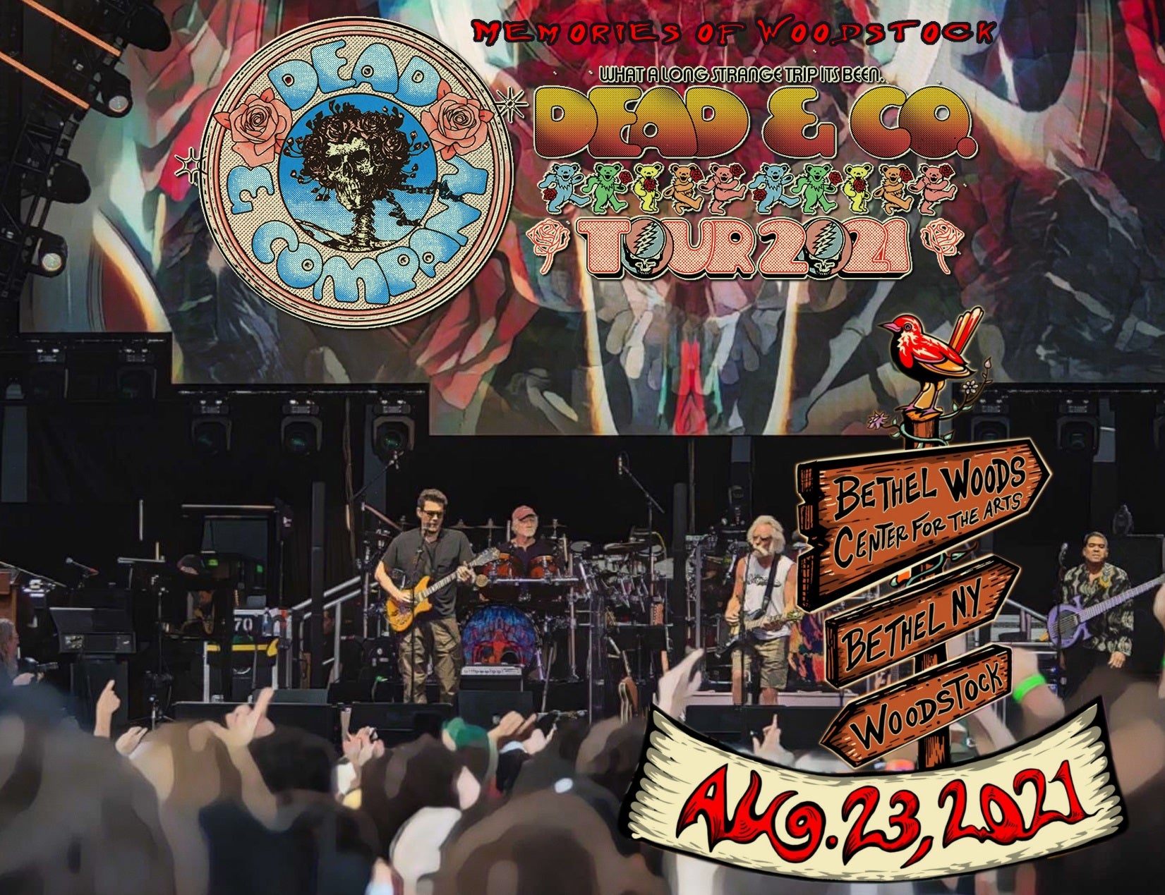 Dead & Company 2021 Summer Tour August 23, New York, New York Bezel