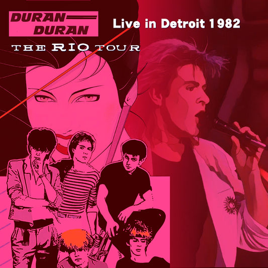 Duran Duran 1982 U.S. Tour July 9, 1982 Detroit SBD