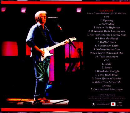 Eric Clapton Eric Clapton/Tokyo,Japan 4.13.2019 MK4 Master Ver.