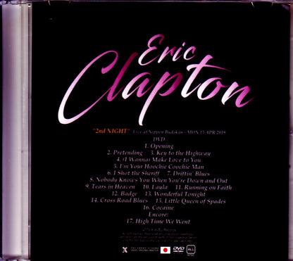 Eric Clapton Eric Clapton/Tokyo,Japan 4.15.2019 MK4 Master Ver