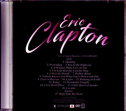 Eric Clapton Eric Clapton/Tokyo,Japan 4.20.2019 MK4 Master Ver