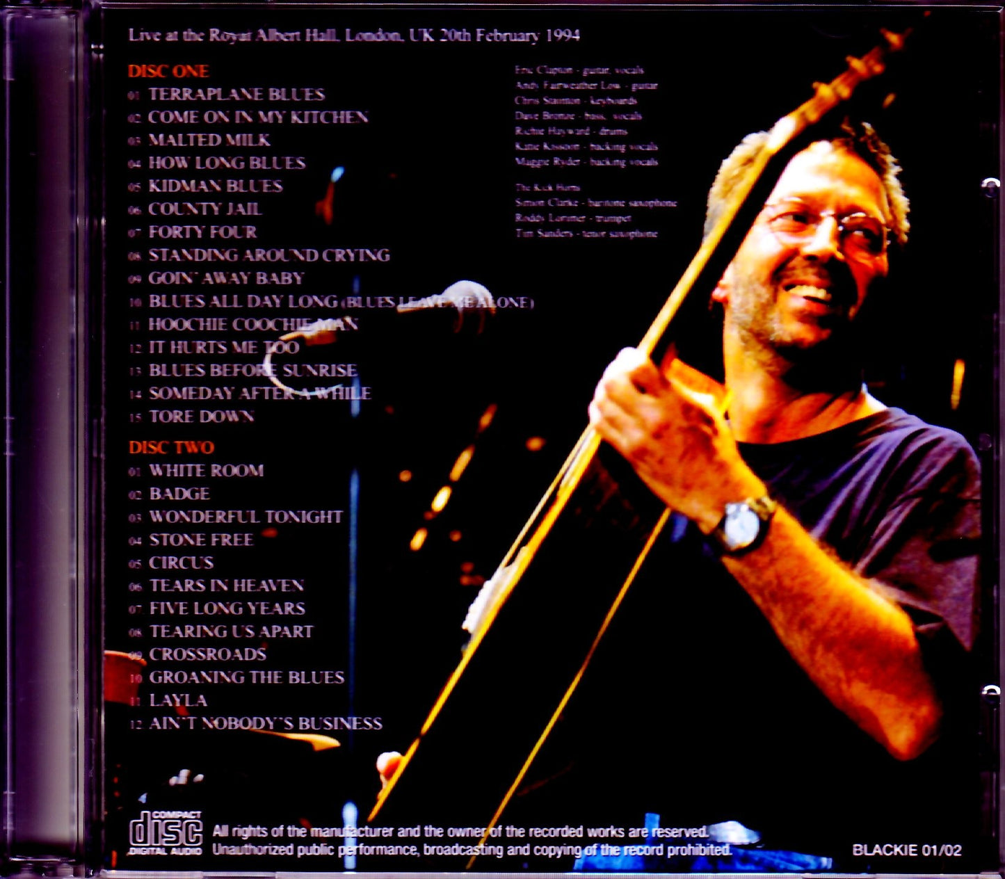 Eric Clapton Eric Clapton/London,UK 1994