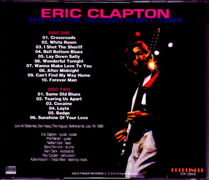 Eric Clapton Eric Clapton/Netherlands 1989