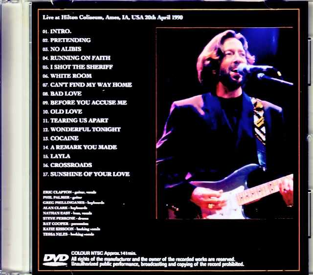 Eric Clapton Eric Clapton/IA,USA 1990 Complete