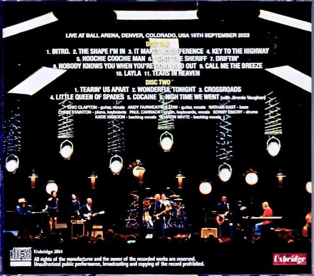 Eric Clapton Eric Clapton/CO,USA 2023 Complete