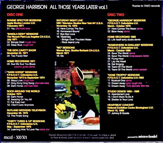 George Harrison George Harrison/Rare and Live Collection of Solo Career 1971-1986