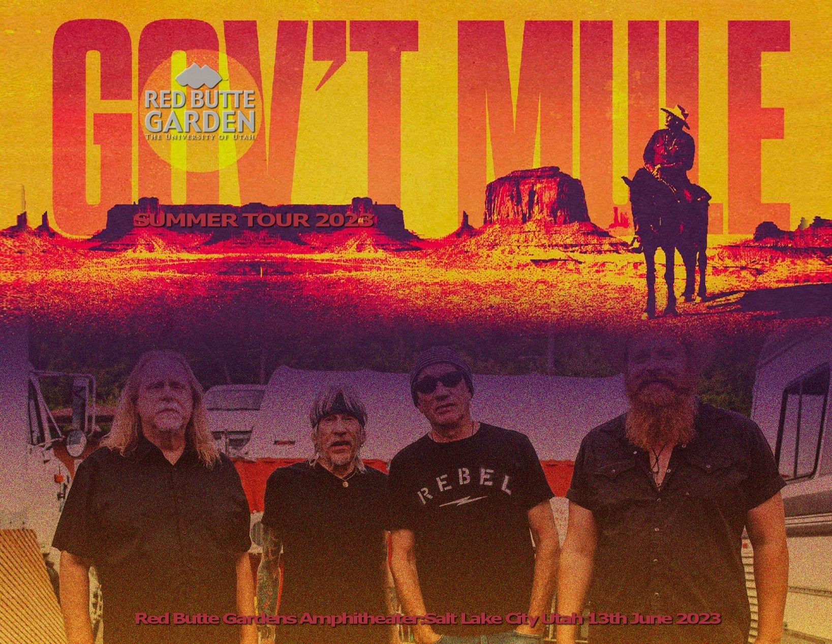 Government Mule 2023 US Tour June 13 Salt Lake City +bonus