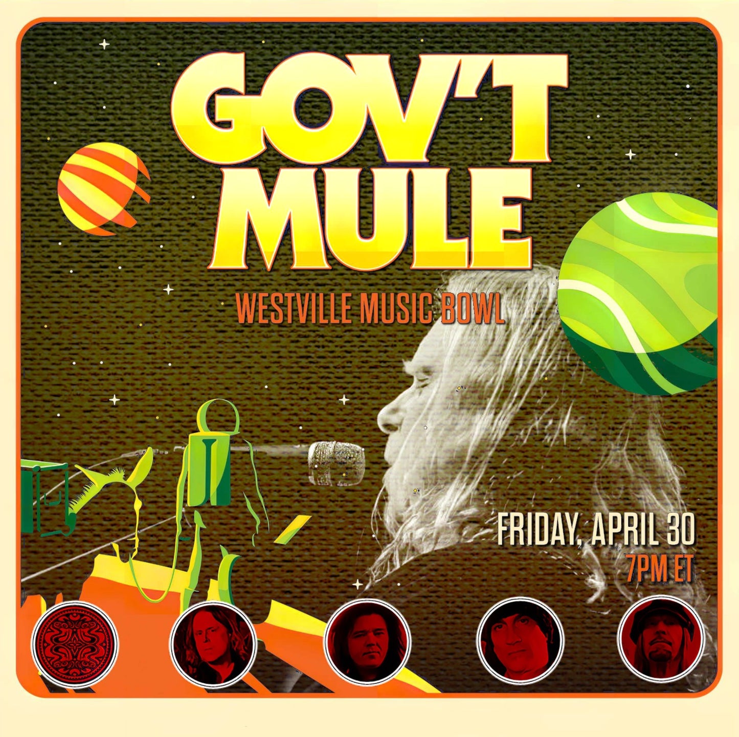 Government Mule April 30, 2021 Westville Music Bowl Show One