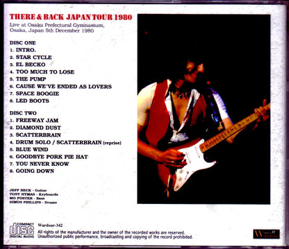 Jeff Beck Jeff Beck/Osaka,Japan 12.5.1980 Upgrade