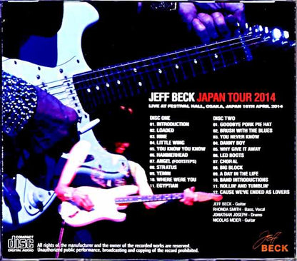 Jeff Beck Jeff Beck/Osaka,Japan 2014 Complete