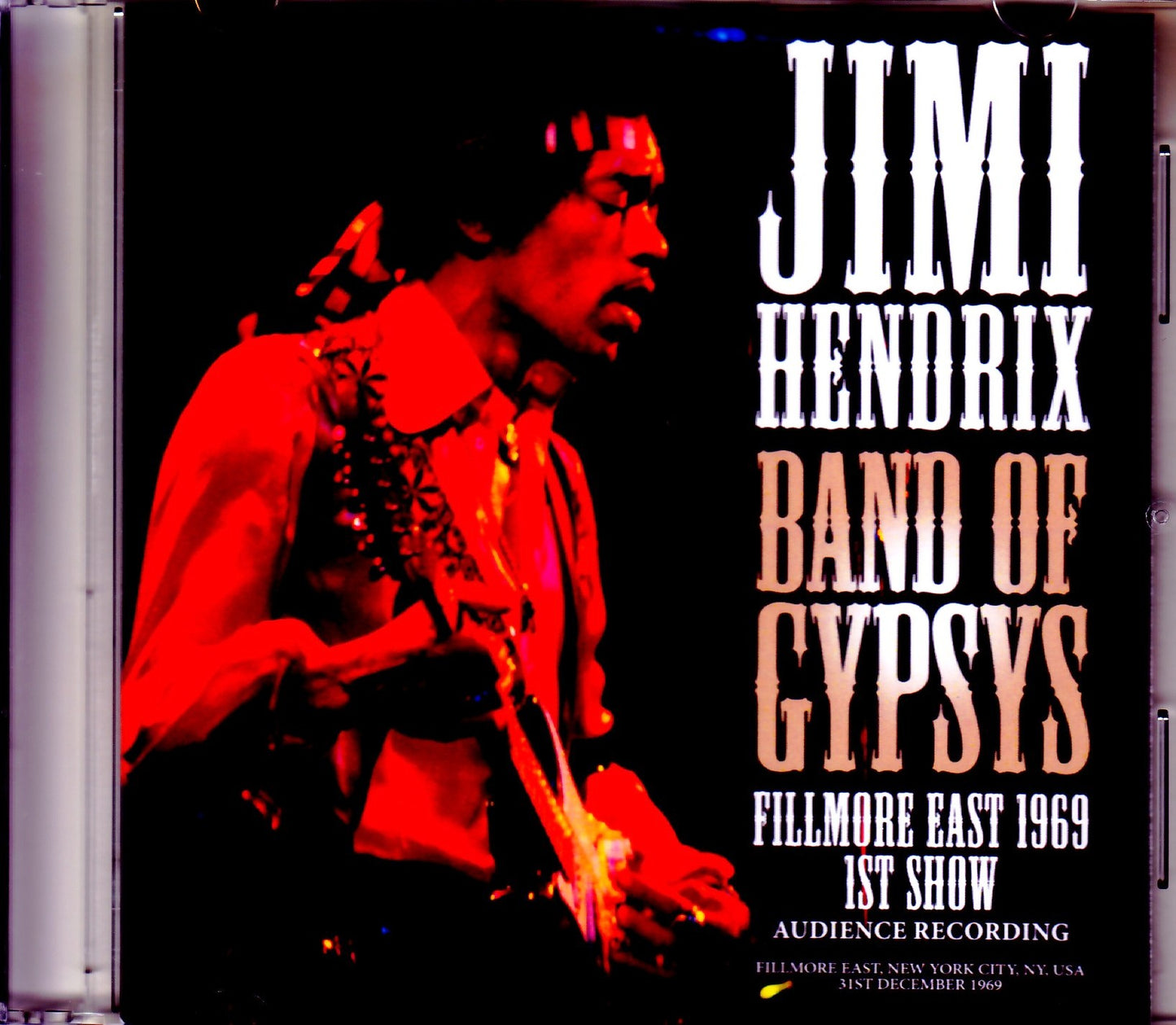 Jimi Hendrix,Band of Gypsys Jimi Hendrix/NY,USA 1969 1st Show AUD Recording