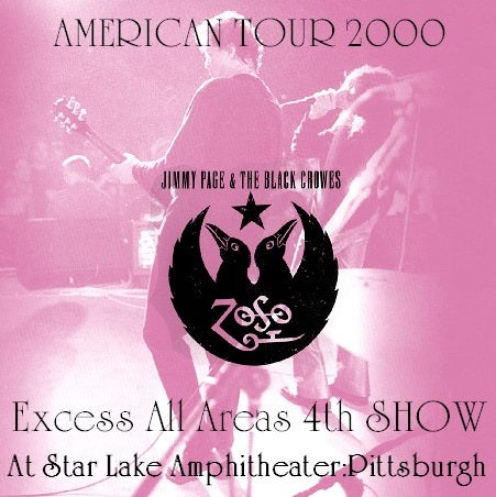 Jimmy Page & The Black Crowes 2000 American Tour June 28, Pittsburgh