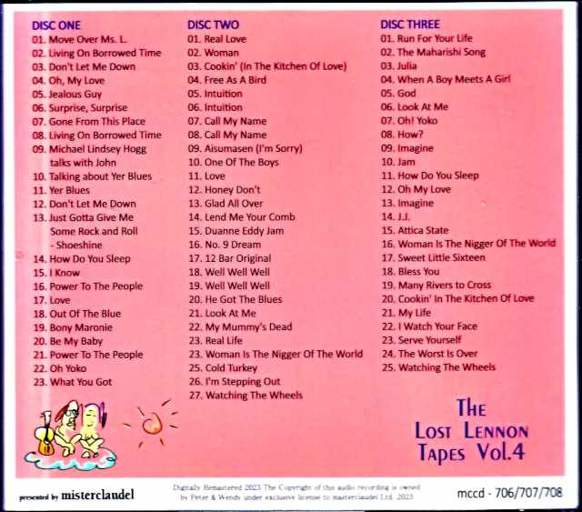 John Lennon John Lennon/Lost Lennon Tapes Vol.4