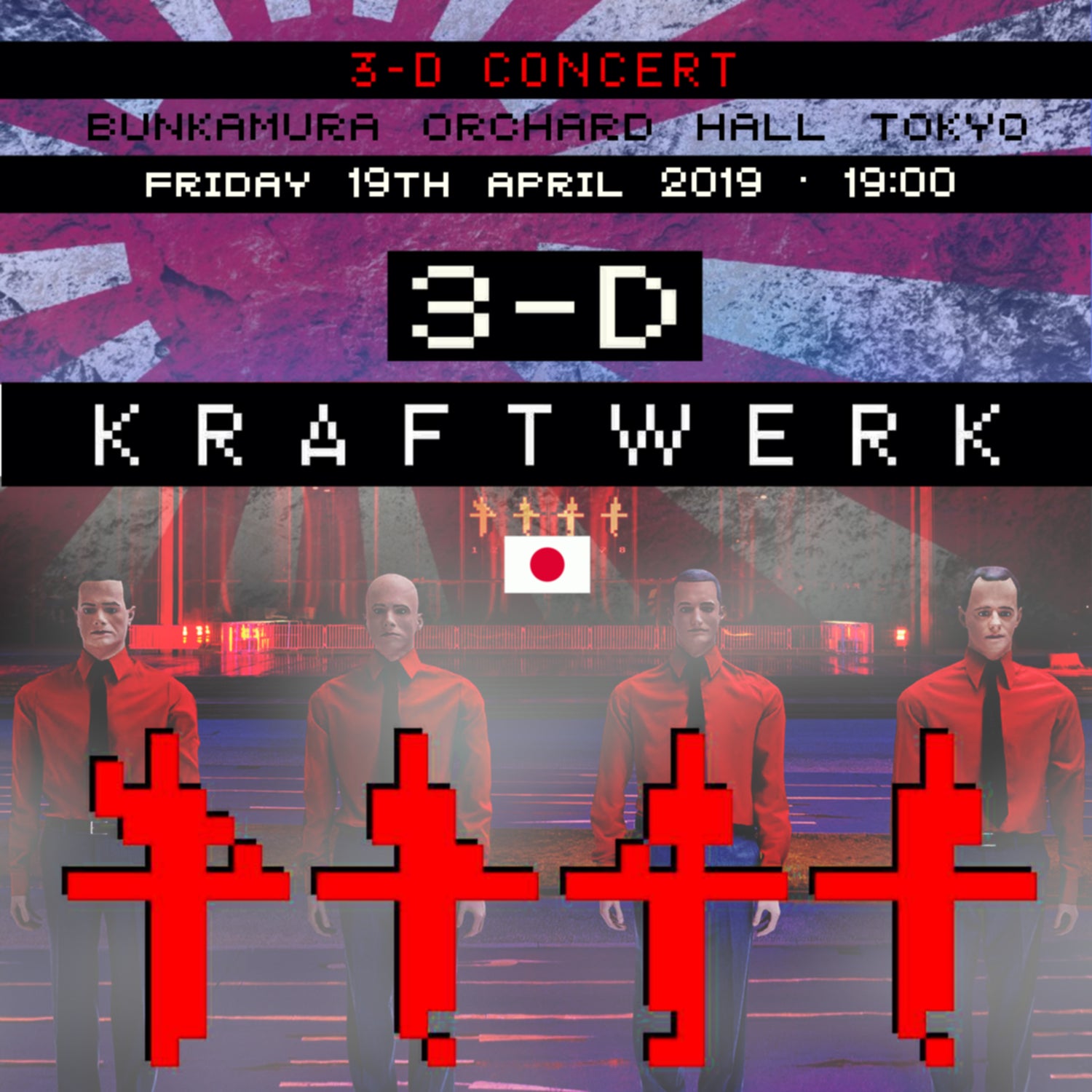 Kraftwerk 2019 Japan Tour April 19, Tokyo Final Date