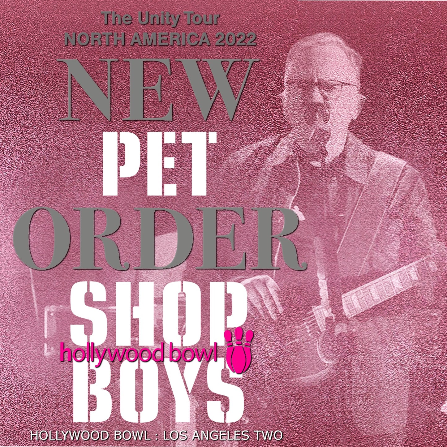 New Order 2022 North American Tour October 8, Hollywood Bowl