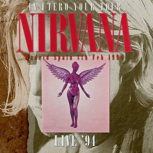 Nirvana 1994 European Tour February 8 Madrid, Spain