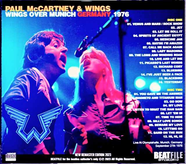 Paul McCartney Wings Paul McCartney Wings/Germany 1976