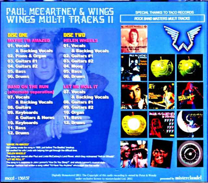 Paul McCartney Wings Paul McCartney Wings/Wings Multi Tracks Vol.2