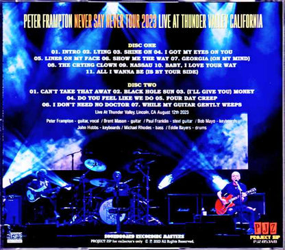 Peter Frampton Peter Frampton/CA,USA 2023 Complete IEM Matrix Edition