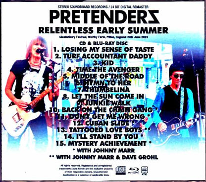 Pretenders Johnny Marr Pretenders Johnny Marr/England,UK 2023 S & V Complete