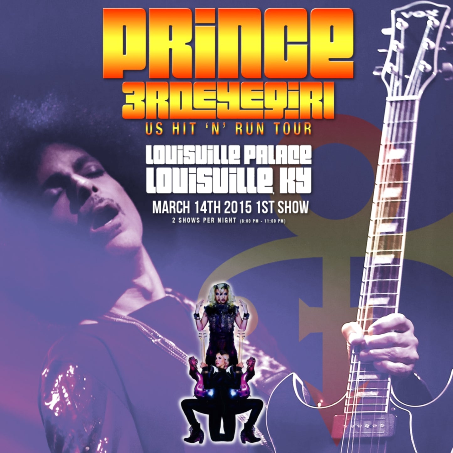 Prince One-Off Concerts March 14, 2015 Louisville SBD