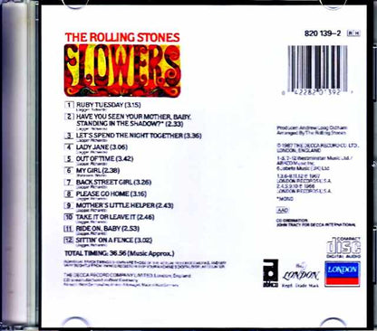 Rolling Stones Rolling Stones/Flowers Original German 1st Pressing CD Edition