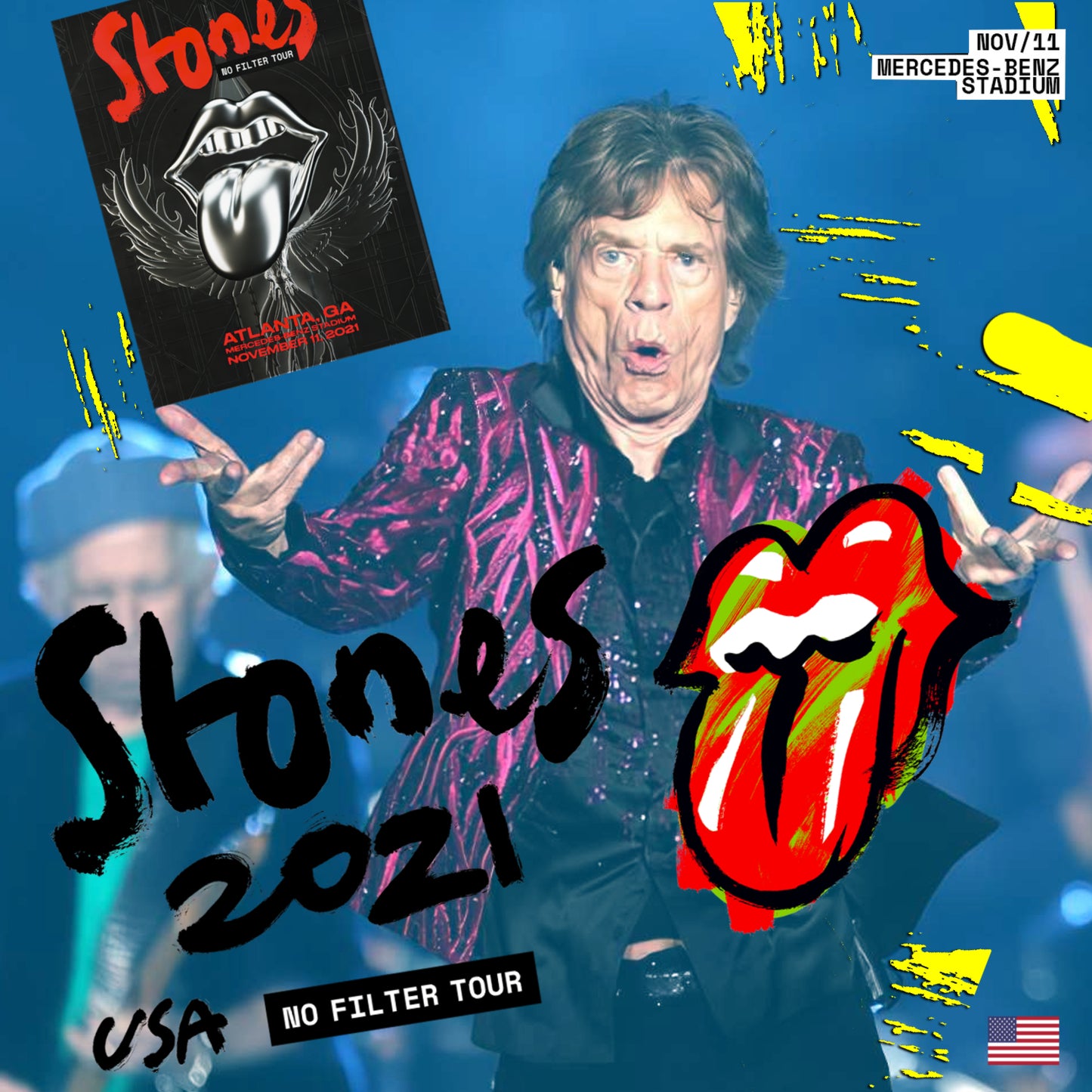 Rolling Stones 2021 US Tour November 11, Atlanta