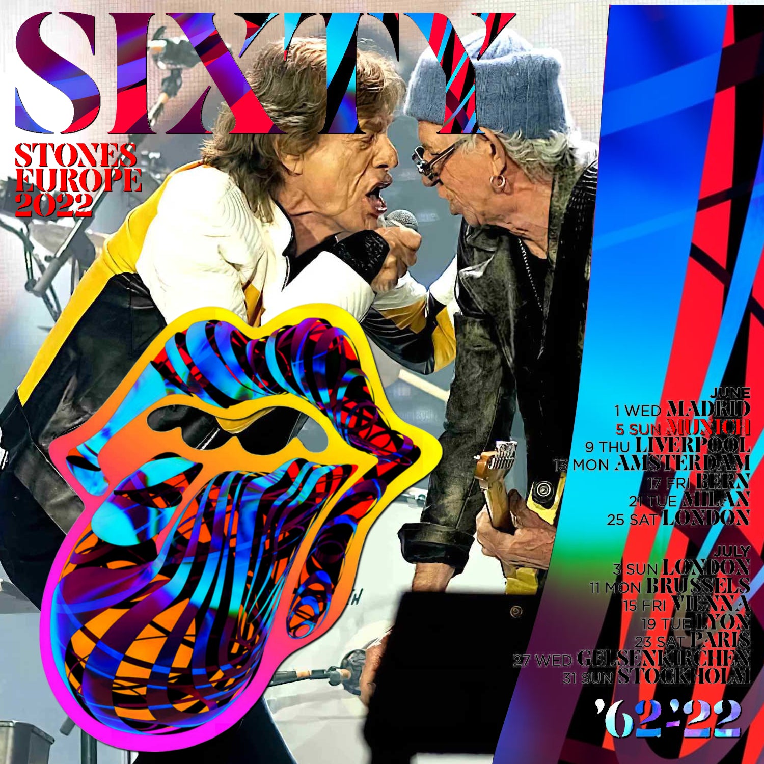 Rolling Stones 2022 European Tour June 5 Munich – MochiobaseCD