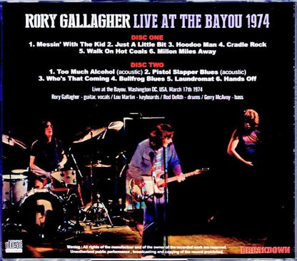 Rory Gallagher Rory Gallagher/WA,USA 1974 Complete