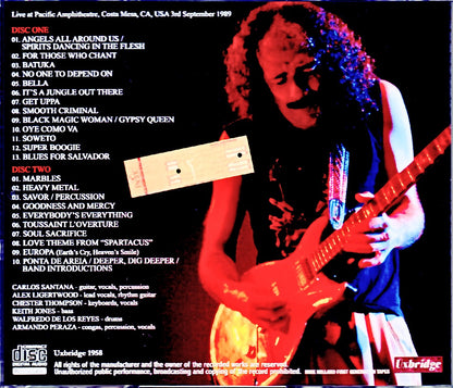 Santana Santana/CA,USA 1989 Complete Mike Millard First Generation Tapes