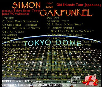 Simon & Garfunkel (Simon & Garfunkel 2009 Japan Tour at Tokyo Dome, Day 2)/Old Friends Tour Japan 2009.07.11