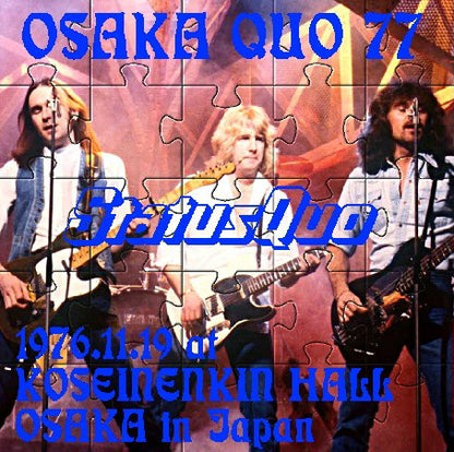 Status Quo 76 Japan Tour November 19, Osaka