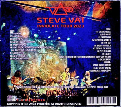 Steve Vai Steve Vai/Canada 2023 Complete IEM Matrix Edition