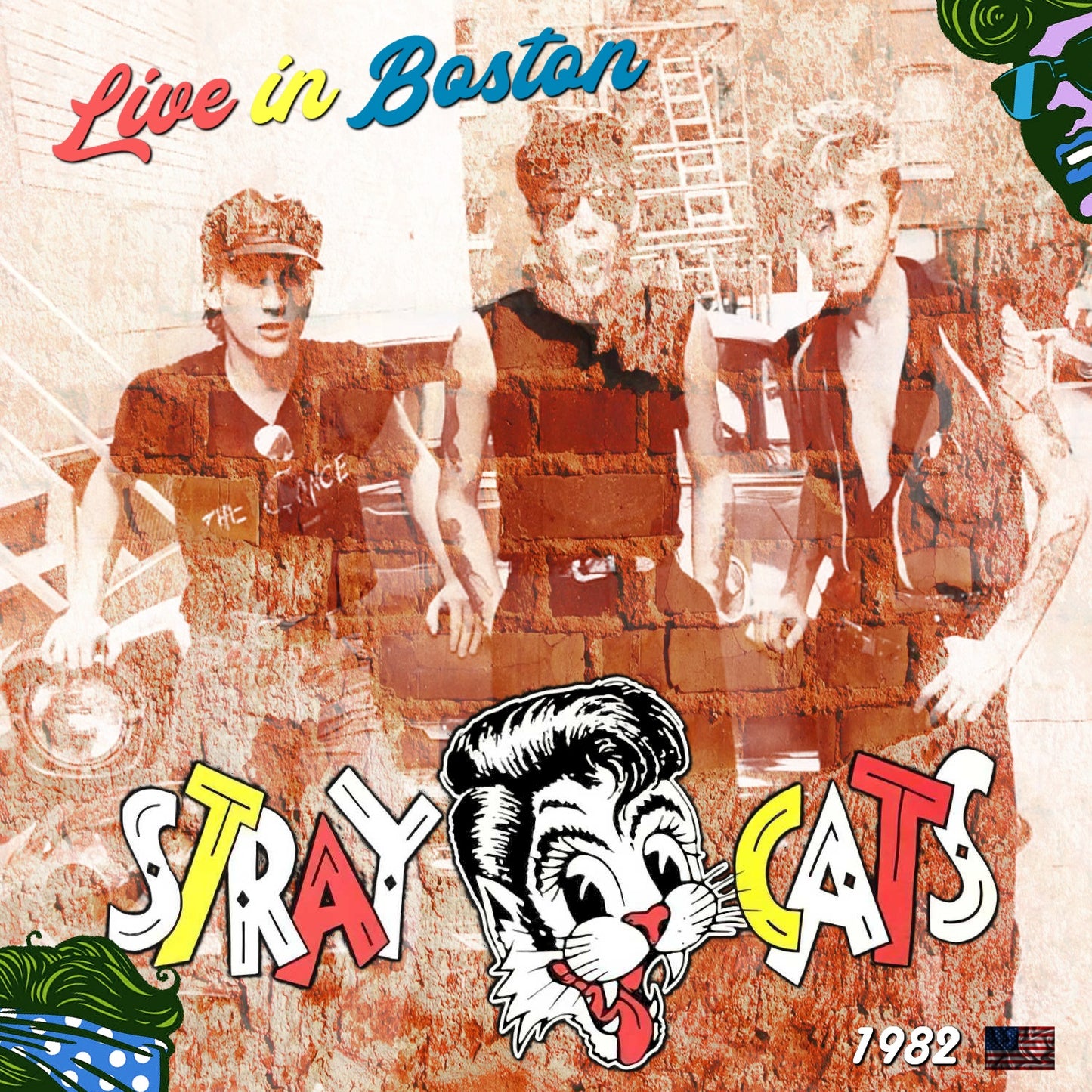 Stray Cats 1982 USA Tour December 16, Boston