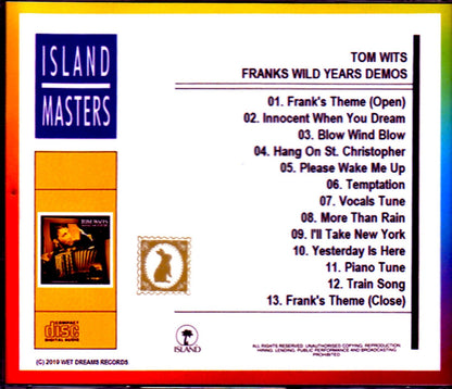 Tom Waits Tom Waits/Franks Wild Years Demos