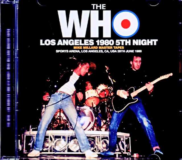 Who,The Who,The/CA,USA 6.28.1980 Complete Mike Millard Master Tapes