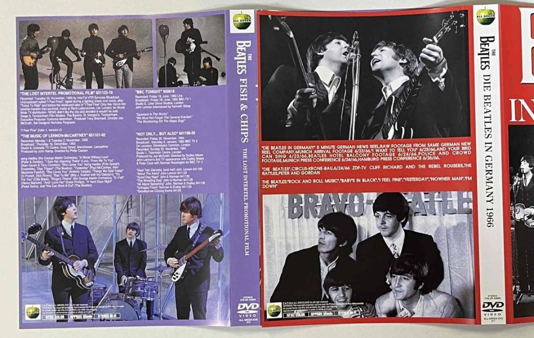 Beatles All Green Dvd 8 Title Set