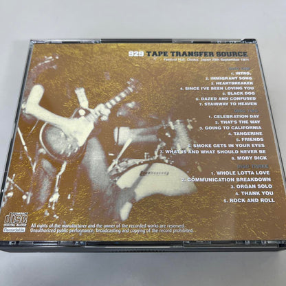 Led Zeppelin 929 Tape Transfer