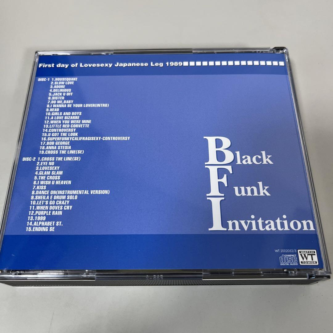 Prince Black Funk Invitation