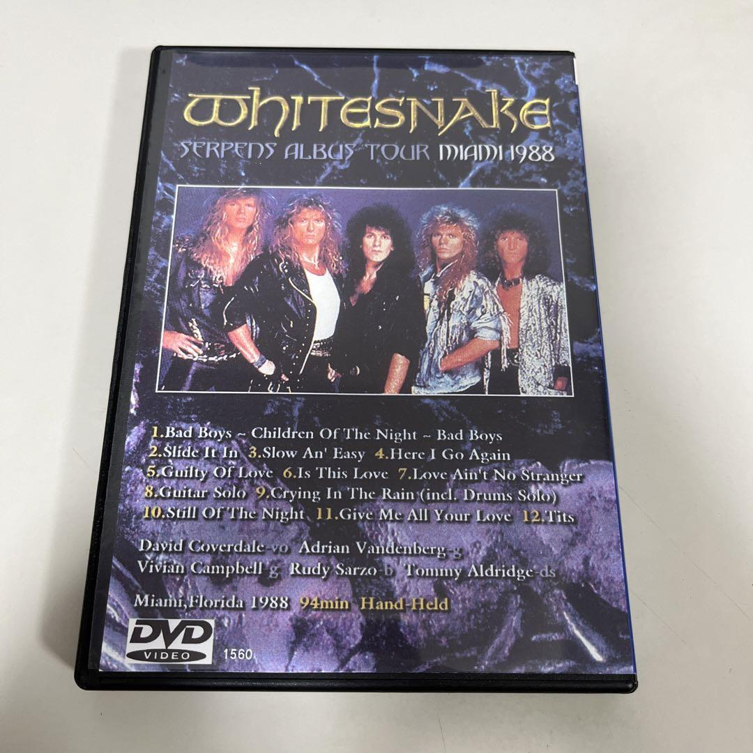 Whitesnake Serpens Albums Tour Miami 88