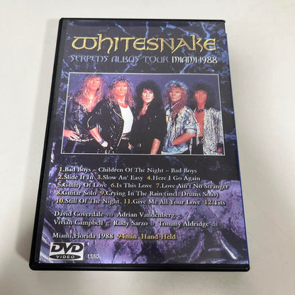Whitesnake Serpens Albums Tour Miami 88