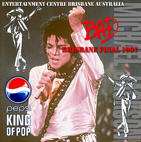 MICHAEL JACKSON 1987 BAD TOUR NOVEMBER 28 BRISBANE AUSTRALIA ( CD )