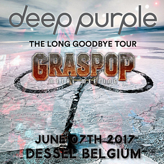 DEEP PURPLE 2017 EUROPEAN TOUR JUNE 19 BELGIUM GRASPOP METAL MEETING ( CD )