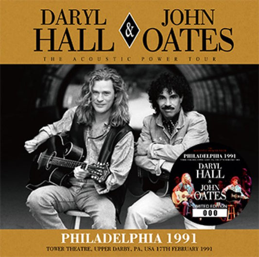 DARYL HALL & JOHN OATES - PHILADELPHIA 1991 ( 2CD )