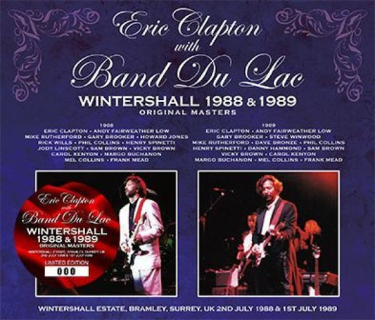 ERIC CLAPTON WITH BAND DU LAC - WINTERSHALL 1988 & 1989: ORIGINAL MASTERS ( 4CD )